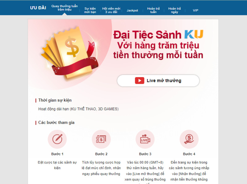 Khuyến mãi đại tiệc sảnh KU đang chờ bạn khám phá