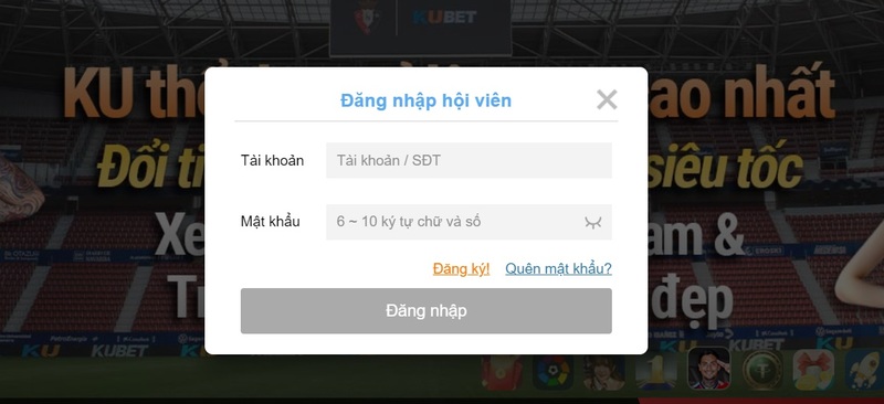 Tường tận cách đăng nhập Kubet11